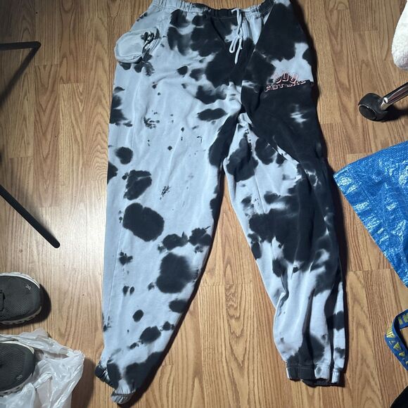 Odd Future Sweatpants Men's XL Tie Dye Colorful  Tyler The Creator Flaws See - Picture 1 of 7